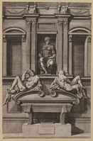 KG 00130
<br/>
Tombe van Giuliano de Medici met de Dag en de Nacht
<br/>
<em>Cort, Cornelis (1533-1578)</em>